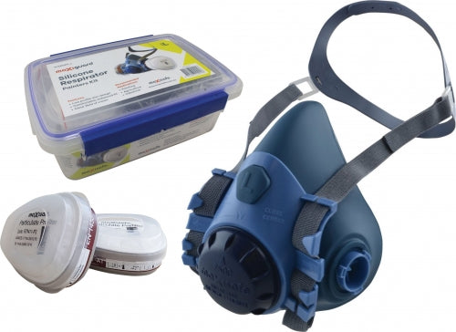 Maxiguard Half Mask Silicone Painters Kit with A1P2 Cartridges (Boxed ...