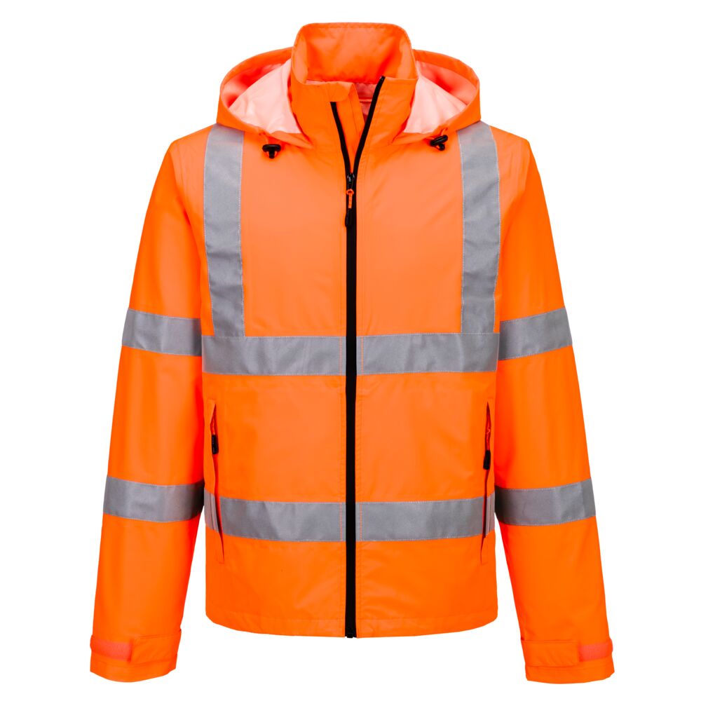 Portwest Hi Vis Taped Lightweight Packable Jacket (PWS164)
