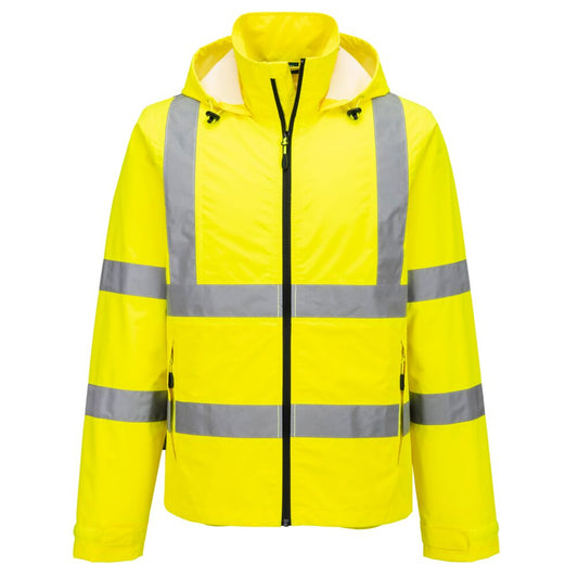 Portwest Hi Vis Taped Lightweight Packable Jacket (PWS164)