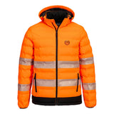 Portwest Hi Vis Taped Ultrasonic Heated Tunnel Jacket (PWS548)