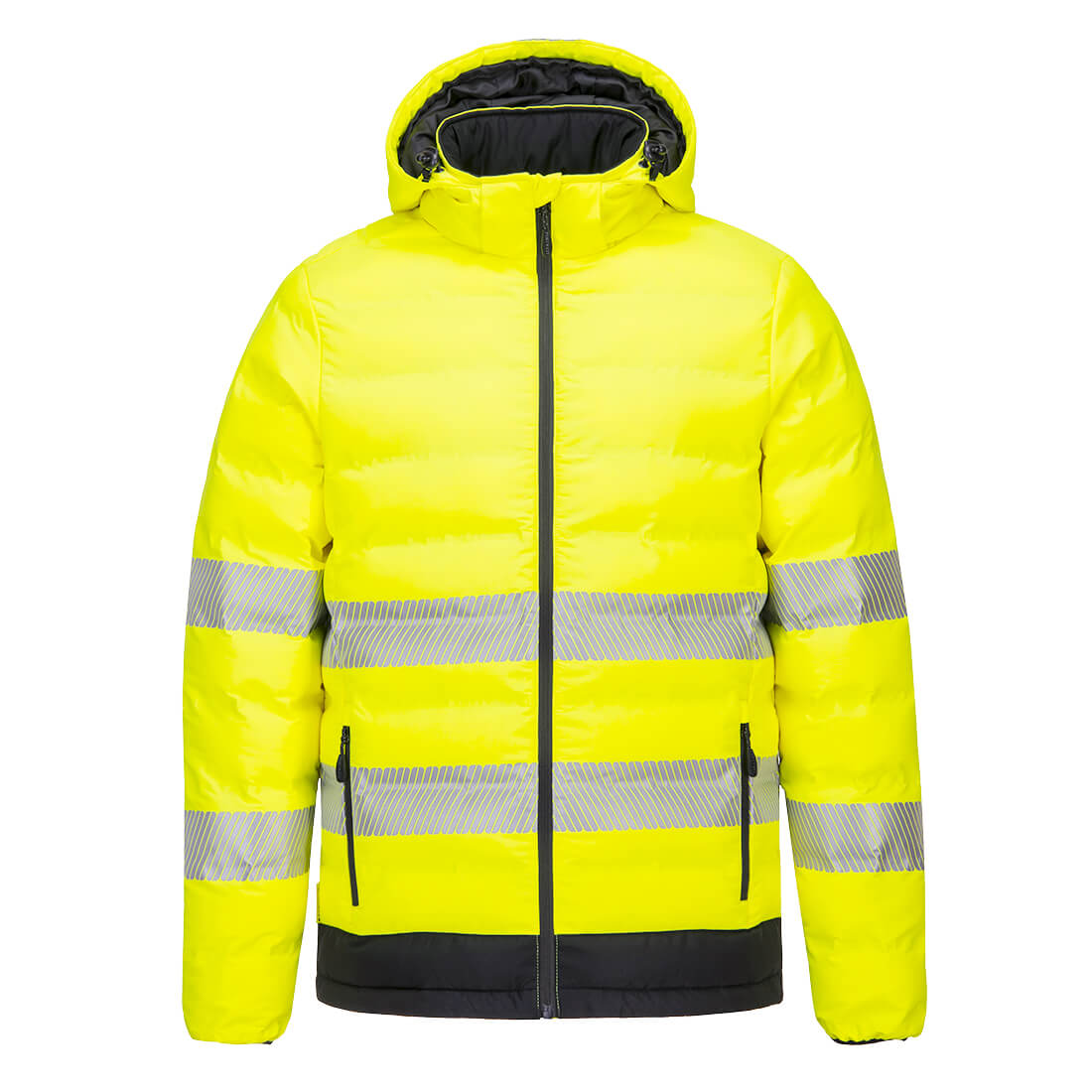 Portwest Hi Vis Taped Ultrasonic Heated Tunnel Jacket (PORS548)