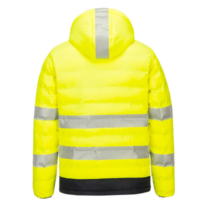 Portwest Hi Vis Taped Ultrasonic Heated Tunnel Jacket (PORS548)