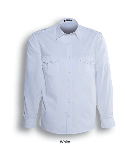 Bocini Unisex Service Shirt Long Sleeve (BOCBS192)