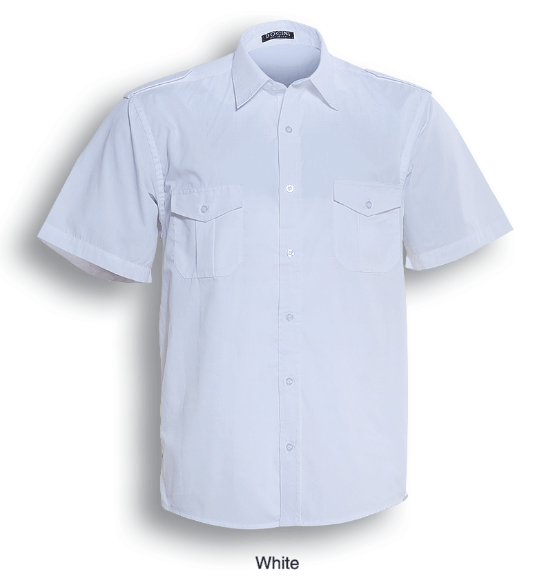 Bocini Unisex Service Shirt Short Sleeve (BOCBS193)