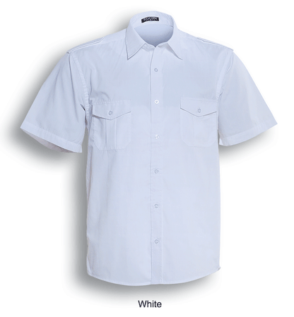 Bocini Unisex Service Shirt Short Sleeve (BOCBS193)