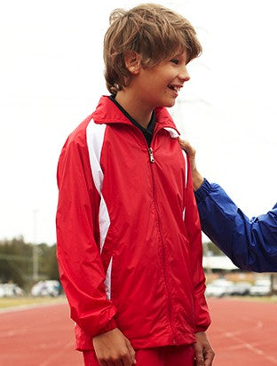 Bocini Kids Showerproof Full Zip Training Track Jacket (BOCCJ1025)