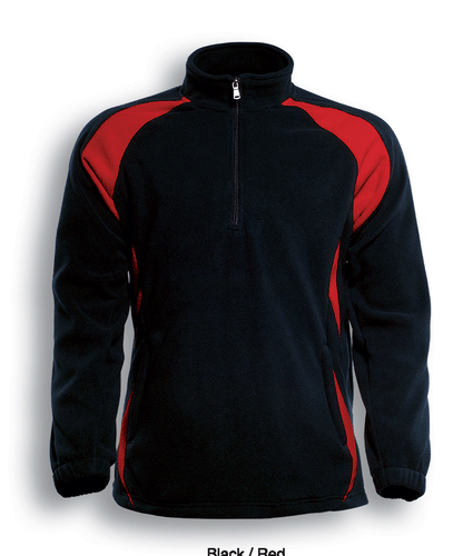 Bocini Unisex 1/2 Zip Sports Pull Over Fleece Jacket (BOCCJ1050)