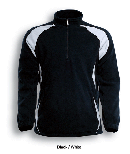 Bocini Unisex 1/2 Zip Sports Pull Over Fleece Jacket (BOCCJ1050)