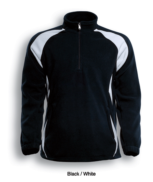 Bocini Unisex 1/2 Zip Sports Pull Over Fleece Jacket (BOCCJ1050)