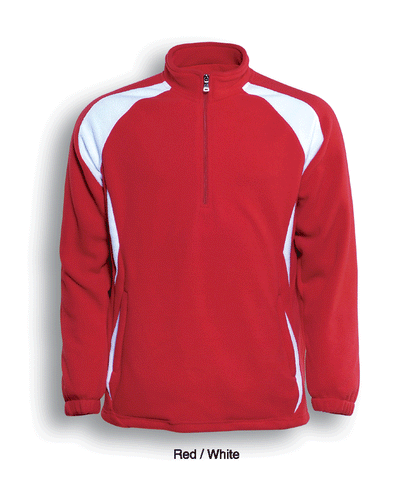 Bocini Unisex 1/2 Zip Sports Pull Over Fleece Jacket (BOCCJ1050)