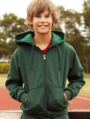 Bocini Kids Full Zip Fleece Hoodie (BOCCJ1063)