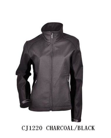 Bocini Ladies Softshell Jacket with Shoulder & Side Panel Piping (BOCCJ1220)