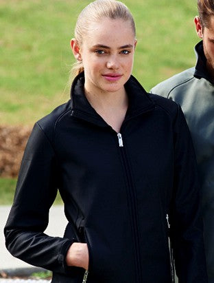 Bocini Ladies Softshell Jacket with Shoulder & Side Panel Piping (BOCCJ1220)