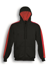 Bocini Unisex Contrast Fleece Full Zip Hoodie (BOCCJ1221)