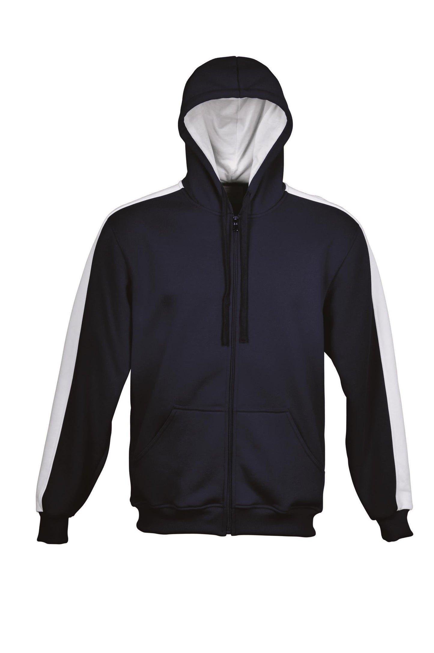 Bocini Kids Contrast Fleece Full Zip Hoodie (BOCCJ1222)