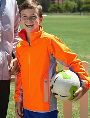 Bocini Kids Showerproof Reflective Wet Weather Jacket (BOCCJ1471)