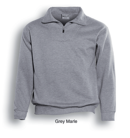 Bocini Unisex 1/2 Zip Fleece with Pocket (BOCCJ817)