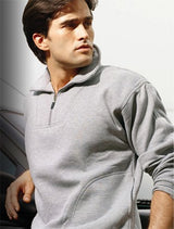 Bocini Unisex 1/2 Zip Fleece with Pocket (BOCCJ817)