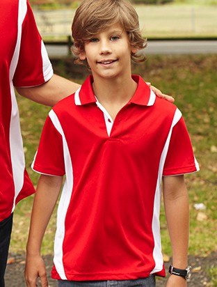 Bocini Kids Breezeway Contrast Polo Short Sleeve (BOCCP0552)