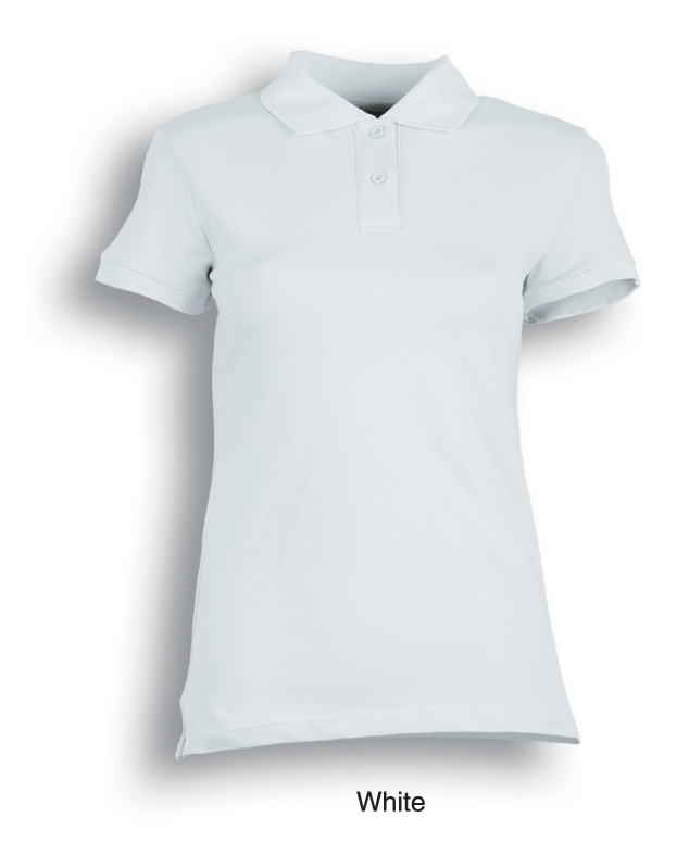 Bocini Ladies Pique Knit Fitted Cotton/Spandex Polo Short Sleeve (BOCCP0756)