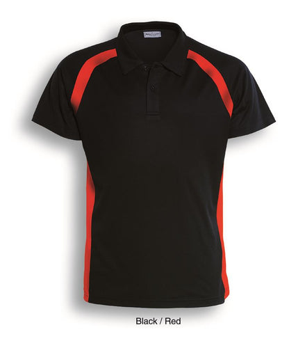 Bocini Team Essentials Contrast Panel Polo Short Sleeve (BOCCP0919)