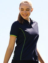 Bocini Ladies Stitch Feature Essentials Polo Short Sleeve (BOCCP0920)