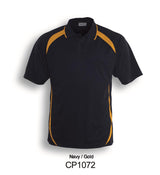 Bocini Unisex Contrast Contour Polo Short Sleeve (BOCCP1072)