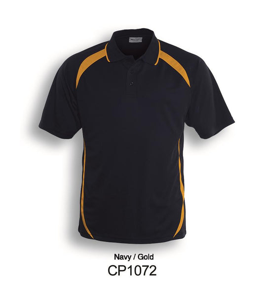 Bocini Unisex Contrast Contour Polo Short Sleeve (BOCCP1072)