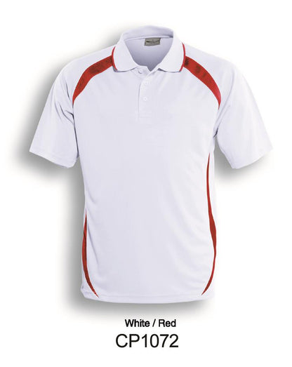 Bocini Unisex Contrast Contour Polo Short Sleeve (BOCCP1072)