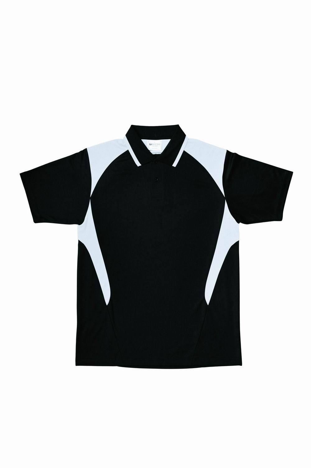 Bocini Unisex Honey Comb Contrast Panel Polo Short Sleeve (BOCCP1215)