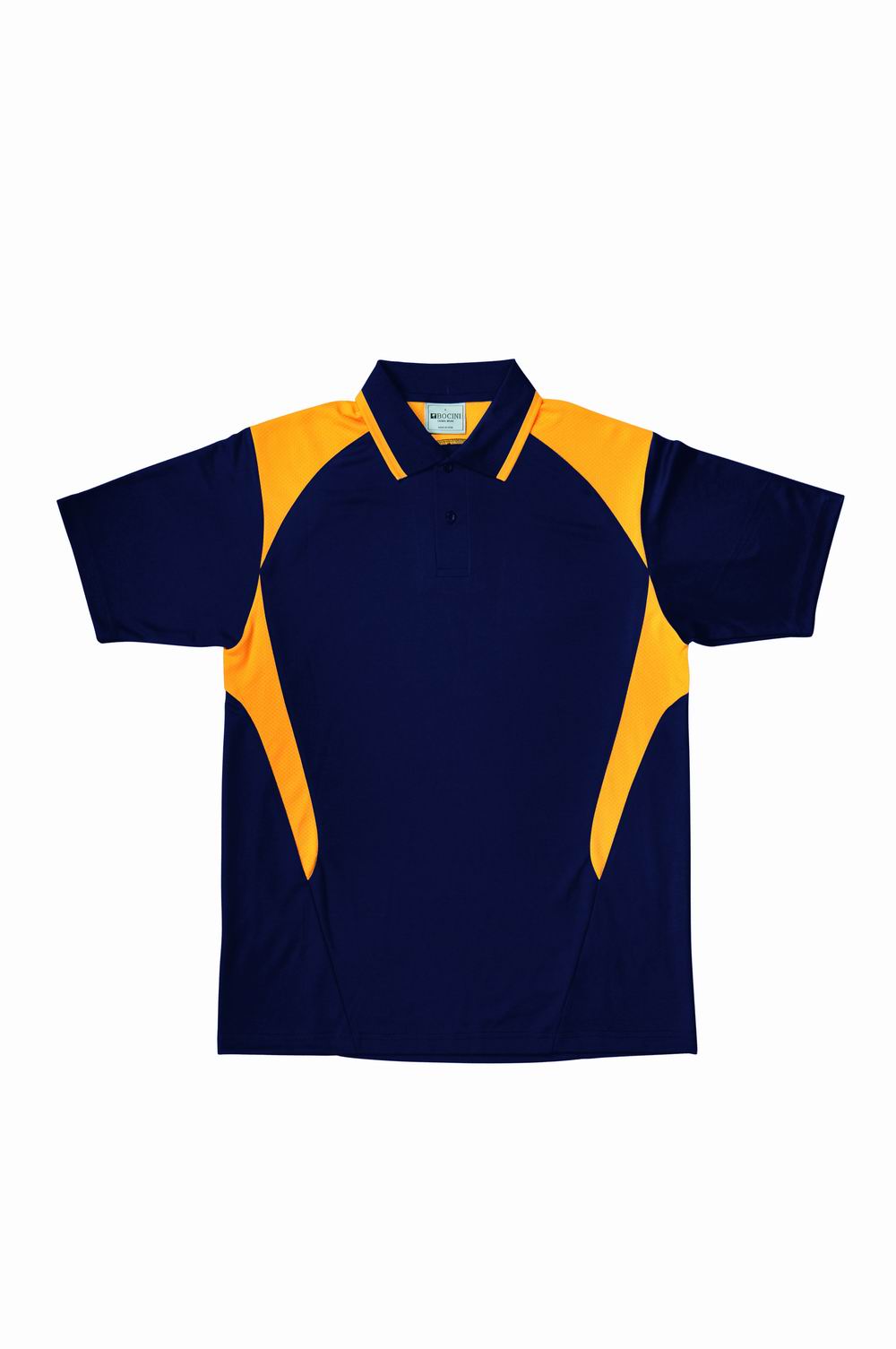 Bocini Unisex Honey Comb Contrast Panel Polo Short Sleeve (BOCCP1215)