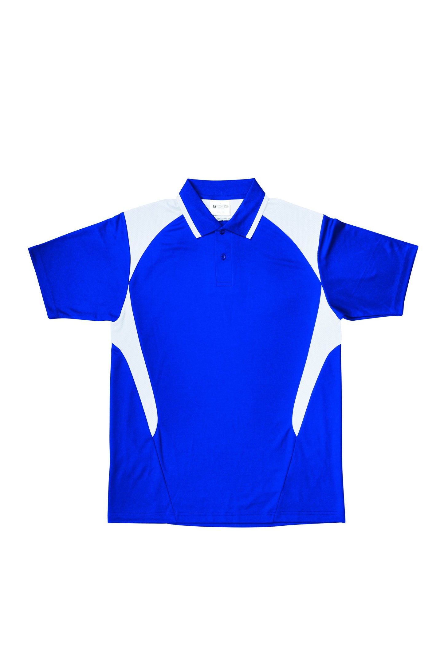 Bocini Unisex Honey Comb Contrast Panel Polo Short Sleeve (BOCCP1215)