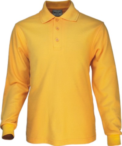 Bocini Unisex Basic Polo Long Sleeve (BOCCP1401)