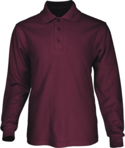 Bocini Unisex Basic Polo Long Sleeve (BOCCP1401)