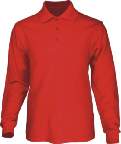 Bocini Unisex Basic Polo Long Sleeve (BOCCP1401)