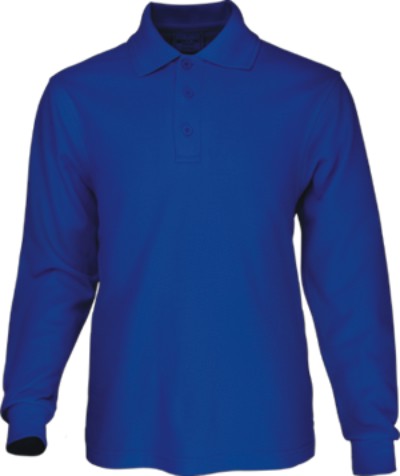 Bocini Unisex Basic Polo Long Sleeve (BOCCP1401)