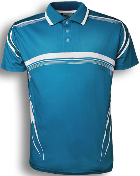 Bocini Unisex Sublimated Gradated Polo Short Sleeve (BOCCP1447)