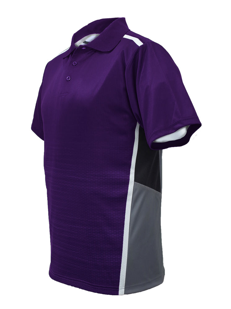 Bocini Unisex Sublimated Panel Polo Short Sleeve (BOCCP1505)