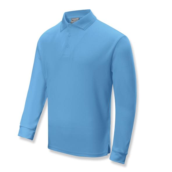 Bocini Unisex Sun Smart Polo Long Sleeve (Additional Colours) (BOCCP1632)