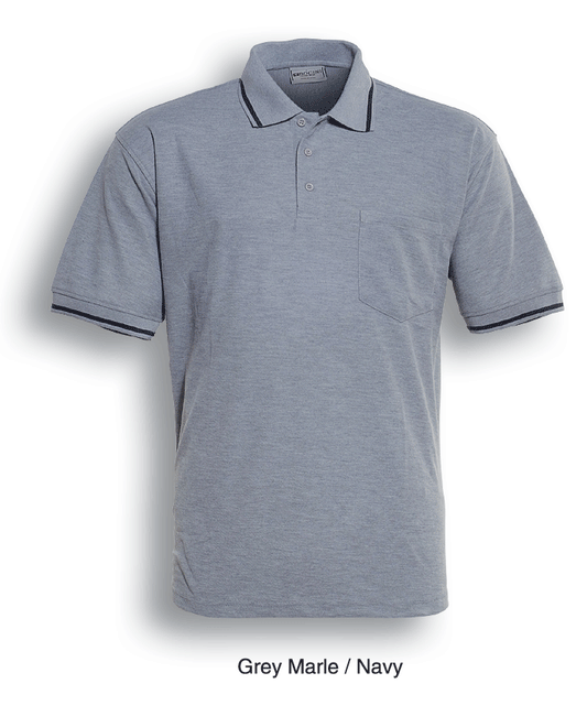 Bocini Unisex Pocket Polo Short Sleeve (BOCCP3015)