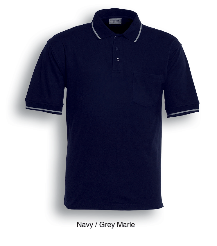 Bocini Unisex Pocket Polo Short Sleeve (BOCCP3015)