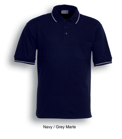 Bocini Unisex Pocket Polo Short Sleeve (BOCCP3015)