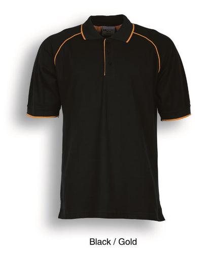 Bocini Unisex Raglan Polo Short Sleeve (BOCCP3046)
