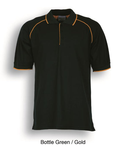 Bocini Unisex Raglan Polo Short Sleeve (BOCCP3046)