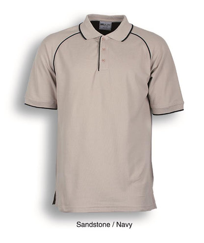 Bocini Unisex Raglan Polo Short Sleeve (BOCCP3046)