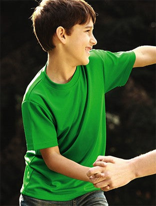 Bocini Kids Plain Breezeway Micromesh Tee Short Sleeve (BOCCT1208)