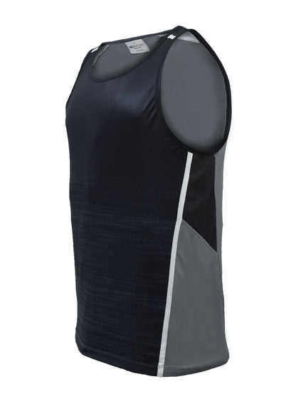 Bocini Unisex Sublimated Panel Singlet (BOCCT1515)