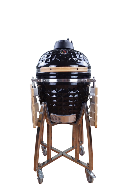 Kamado Moe Diamond 18″ Black — Product view.