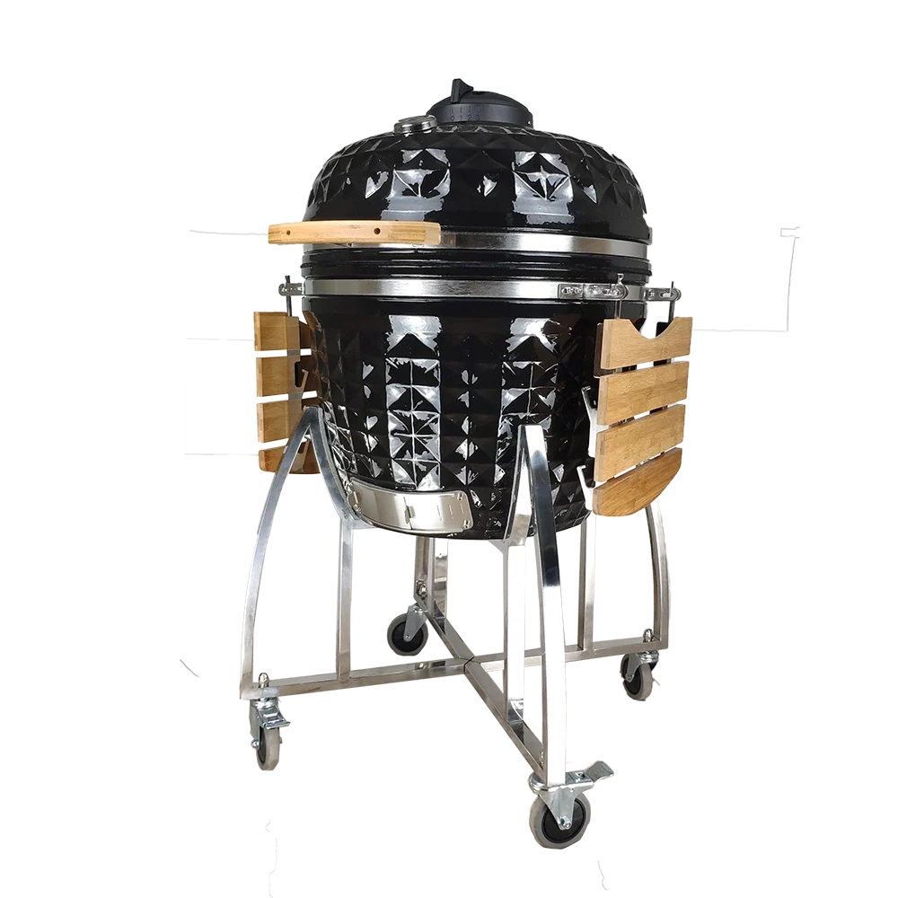 Kamado Moe Diamond 26″ Black — Product view.