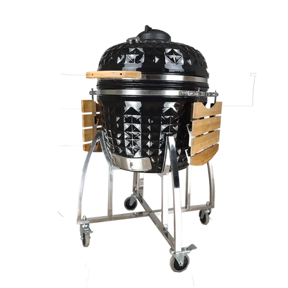Kamado Moe Diamond 26″ Black — Product view.